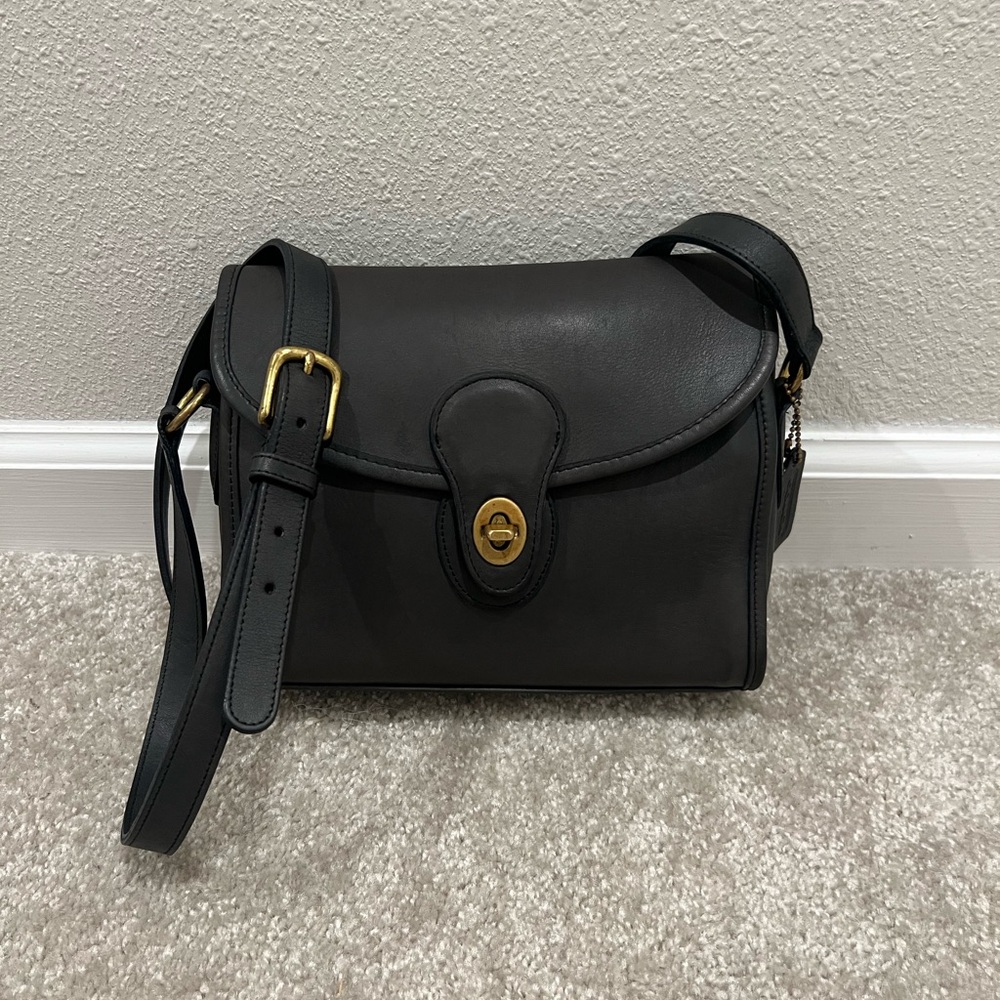 Coach Devon Legacy Bag - Navy Blue